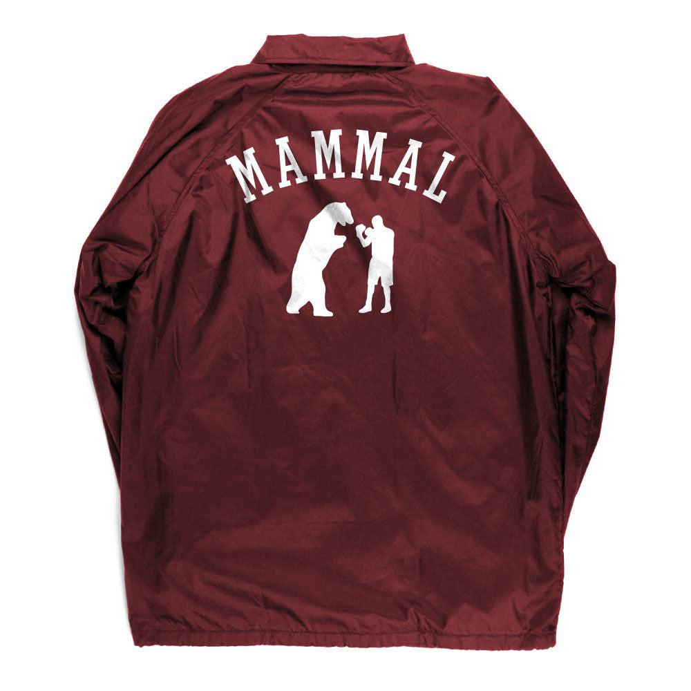 Drop Out Coaches Jacket (Burgundy)