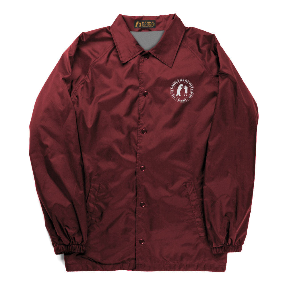 Drop Out Coaches Jacket (Burgundy)